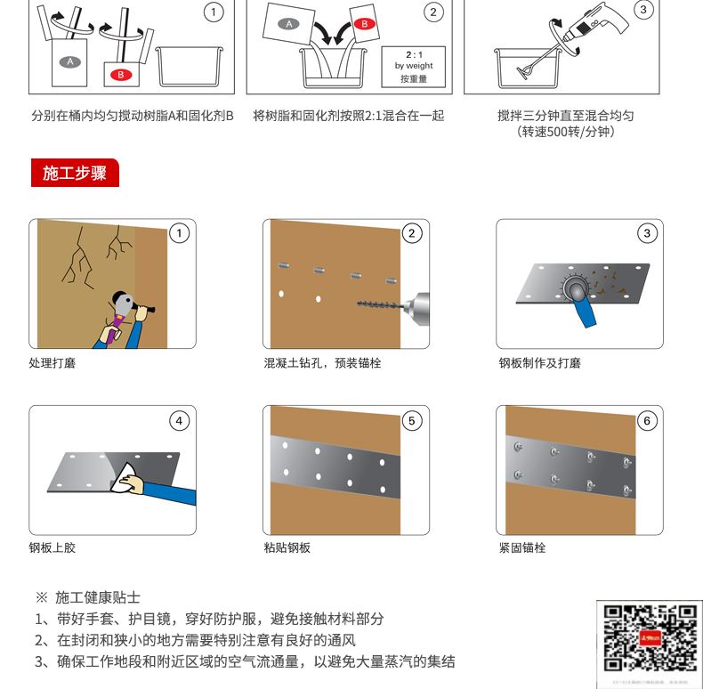 包钢环县粘钢加固施工过程